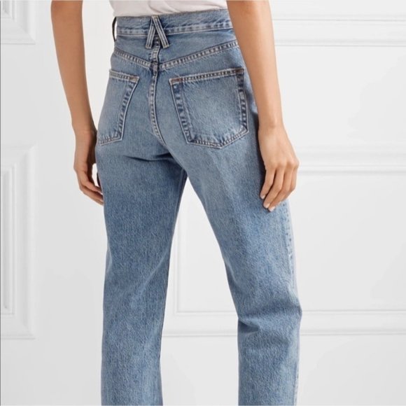 SLVRLAKE Light Blue Straight Leg Jeans - Picture 2 of 12